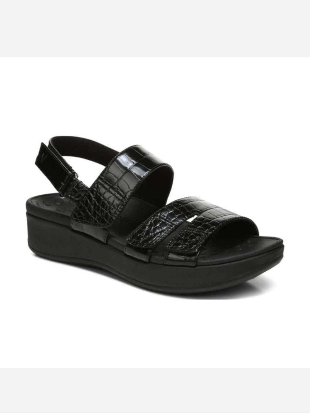 Vionic Roma Black Sandal Womens Size 11